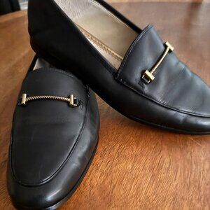Sam Edelman black leather Lior Loafer sz 7.5 pre owned
